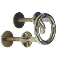 GOLFARE CON ANELLO PER TRAINO SCI IN ACCIAIO INOX DIAMETRO 65 MM