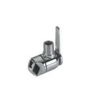 BASE IN OTTONE CROMATO PER ANTENNE
