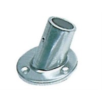 BASE TONDA INCLINATA ALLUMINIO 25 MM