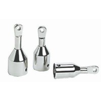 CAPPUCCIO TERMINALE CAPOTTINA PER TUBI 30 MM OCCHIOLO REGOLABILE