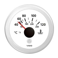 VDO INDICATORE TEMPERATURA REFRIGERANTE 40-120°C BIANCO A2C59514237 VIEWLINE
