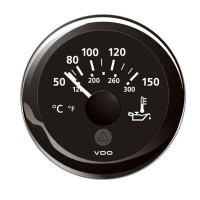 VDO INDICATORE TEMPERATURA OLIO MOTORE NERO 50-150°C A2C59514160 VERATRON