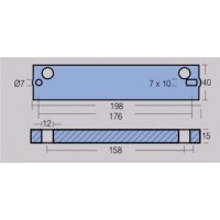 TECNOSEAL PIASTRA PER SUZUKI 70-90-115-140 CV