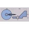 TECNOSEAL PINNA PER MERCURY SERIE FORMULA 60 HP