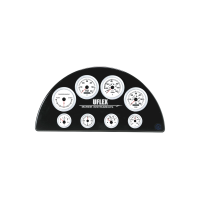 UFLEX INDICATORE LIVELLO ACQUE (E-1/2-F) DRESS WHITE Ø52 0-190OHMS
