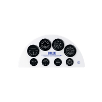 UFLEX INDICATORE DI VELOCITA' 55 NODI(KNOTS) ULTRABLACK  Ø85