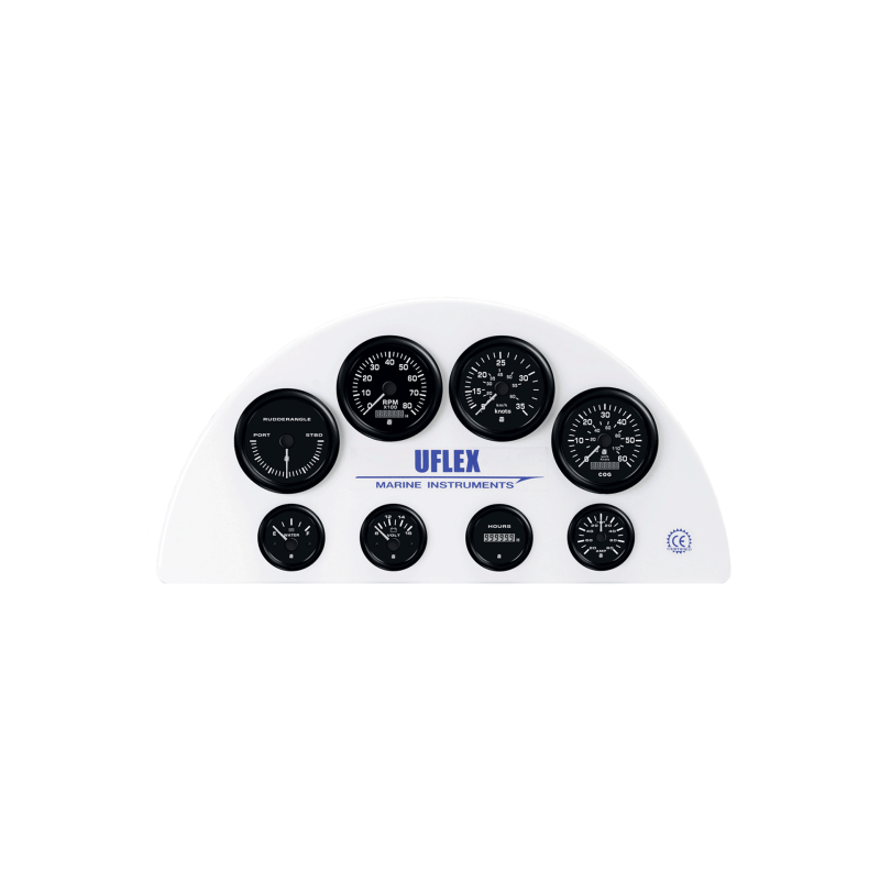 UFLEX INDICATORE DI VELOCITA' 55 NODI(KNOTS) ULTRABLACK  Ø85