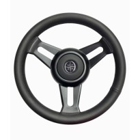 VOLANTE “T30GH/35” in pelle nera