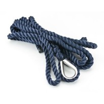 CONFEZIONI DI CIMA IMPIOMBATA Ø 28 COLORE BLU 15 MT( per barche fino a 30 mt) 