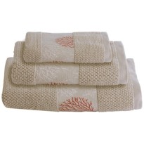 MARINE BUSINESS SET 3 ASCIUGAMANI IBIZA BEIGE  30 x 50 cm, 50 x 100 cm, 70 x 140 cm in 100% cotone
