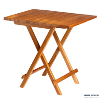 MARINE BUSINESS TAVOLO RETTANGOLARE DI TEAK PIEGHEVOLE 80X60CM - H 75 cm
