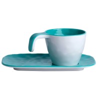 MARINE BUSINESS SET 6 TAZZINE DA CAFFE' SUMMER - AQUA