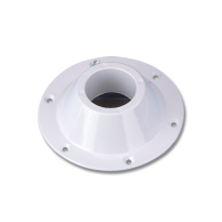 BASE ALLUMINIO VERNICIATO BIANCO PER GAMBA TAVOLO mm 165