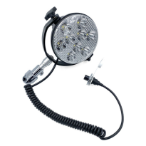 FARO SUPER LIGHT NERO CON ATTACCO AL PULPITO