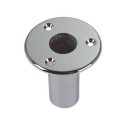 BOCCOLA AD INCASSO PER PASSERELLE mm. 25 in acciaio inox
