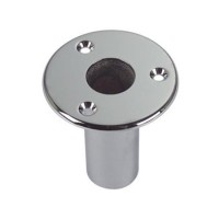 BOCCOLA AD INCASSO PER PASSERELLE mm. 25 in acciaio inox