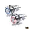 Interruttore in acciaio inox 7A BLU