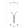 MARINE BUSINESS BICCHIERE DA VINO ANTISCIVOLO LIVING, 6 PZ