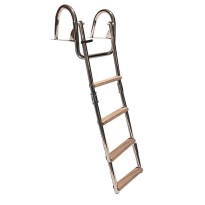 SCALETTA IN INOX PER PLANCETTA 4 GRADINI 36 X 90 CM