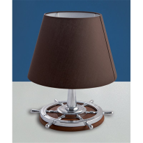 LAMPADA CON TIMONE OTTONE CROMATO
