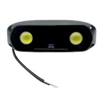 Luce subacquea ovale a 2 LED