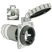 PRESA elettrica 63 A / 220V in acciaio Inox