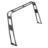 ROLL BAR DRITTO PER BARCHE 125-220 CM - H CM 145 NERO
