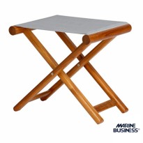 MARINE BUSINESS SGABELLO IN TEAK PIEGHEVOLE - GRIGIO 45x36x46cm
