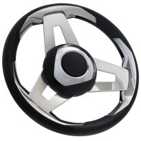 ULTRAFLEX VOLANTE LOREDAN NERO IN ALLUMINIO