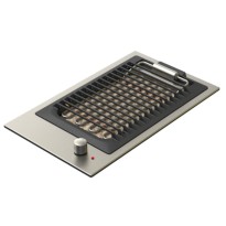 Barbecue elettrico in acciaio inox satinato