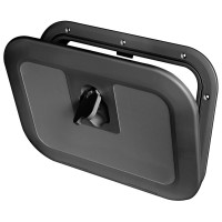 PORTELLO A FILO NERO CALPESTABILE 375 X 375 MM
