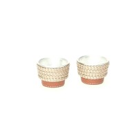 PORTABICCHIERINI CAFFÔ 6PZ IN ALLUMINIO