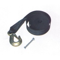 NASTRI IN NYLON PER ARGANI COMPLETI DI MOSCHETTONE PORTATA  1400 KG.