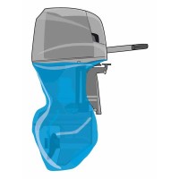 Copripiede impermeabile per motori oltre i 100hp (135 x 86 cm)