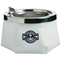 MARINE BUSINESS POSACENERE ANTIVENTO IN ACCIAIO INOX BIANCO