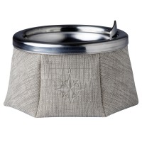 MARINE BUSINESS POSACENERE ANTIVENTO IN ACCIAIO INOX GRIGIO