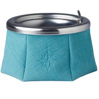 MARINE BUSINESS POSACENERE ANTIVENTO IN ACCIAIO INOX VERDE ACQUA