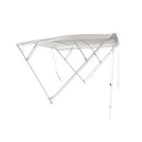 CAPOTTINA 4 ARCHI PIEGHEVOLE COLORE BIANCO LARGHEZZA DA 225/235 CM STRONG