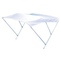 CAPOTTINA 3 ARCHI PIEGHEVOLE COLORE BIANCO LARGHEZZA DA 225 CM STRONG