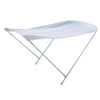 CAPOTTINA 2 ARCHI PIEGHEVOLE COLORE BIANCO LARGHEZZA DA 150 CM STRONG