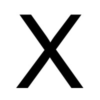 LETTERA PER TARGHE ADESIVA CM.20 NERA "X"
