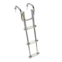 SCALETTA IN INOX PER PLANCETTA 3 GRADINI 25 X 82 CM