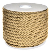 CIMA 24 MM IN POLIESTERE LUCIDO BEIGE AFFONDANTE CARICO ROTTURA 9000 KG