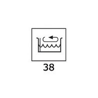 CARLING SWITCH Bascule con simbologia illuminata 38 - Pompa ricircolo 