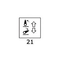 CARLING SWITCH Bascule con simbologia illuminata 21  - Passerella alzo/abbasso