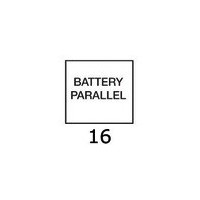 CARLING SWITCH Bascule con simbologia illuminata 16  - Parallelo batterie