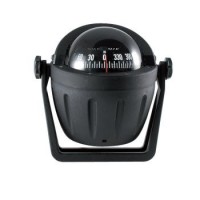 BUSSOLA RIVIERA SERIE PHOENIX Ø 3" NERA CON STAFFA