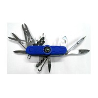 COLTELLO IN ACCIAIO INOX  MULTIUSO SKIPPER 16 UTENSILI MAXI