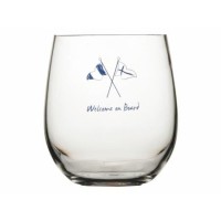 MARINE BUSINESS SET 6 BICCHIERI BIBITA WELCOME ON BOARD