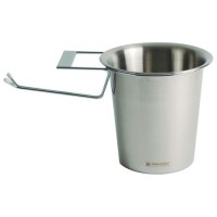 SECCHIELLO CHAMPAGNE IN ACCIAIO INOX CON SUPPORTO TAVOLO MARINE BUSINESS